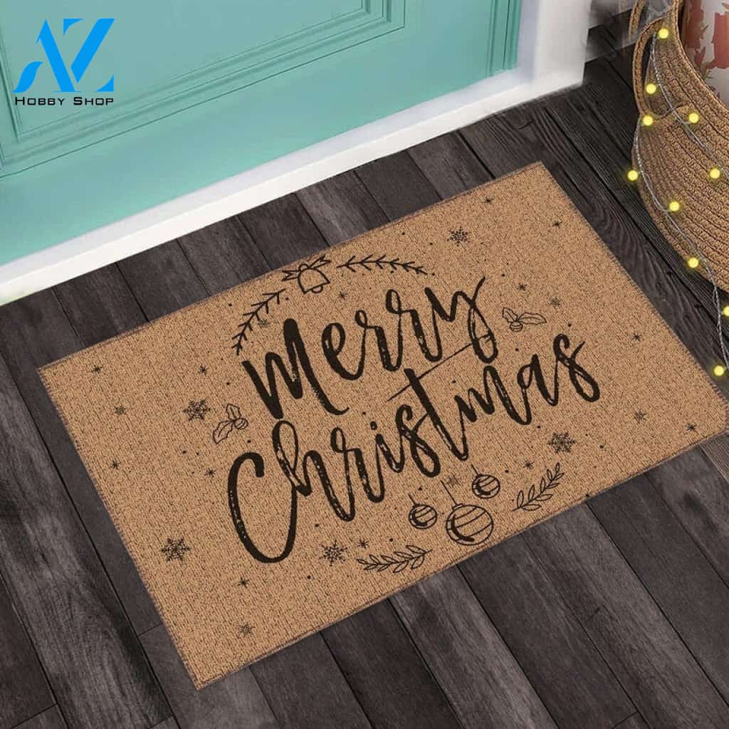 Merry Christmas Doormat Gift For Friend Family Birthday Gift Home Decor Warm House Gift Welcome Mat