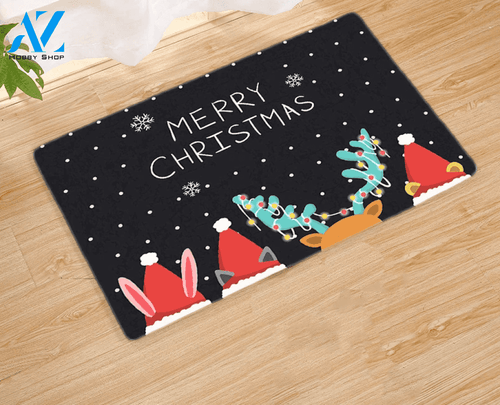 Merry Christmas Indoor And Outdoor Doormat Welcome Mat Housewarming Gift Home Decor Funny Doormat Happy Christmas Day Gift For Family Friend Gift Idea For Christmas