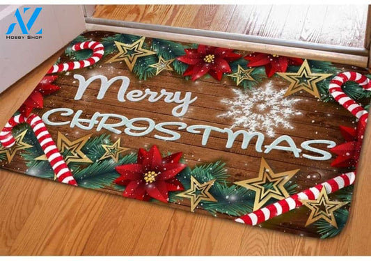 Merry Christmas Doormat Indoor And Outdoor Mat Entrance Rug Sweet Home Decor Housewarming Gift Gift Friend Family Christmas Holiday