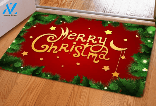 Merry Christmas Indoor And Outdoor Doormat Welcome Mat Housewarming Gift Home Decor Funny Doormat Gift For Family Friend Gift For Christmas