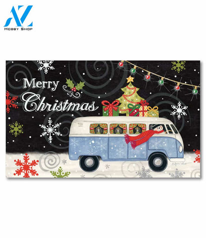 Merry Christmas RV Doormat - 18" x 30"