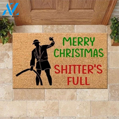 Merry Christmas Shitters Full Doormat