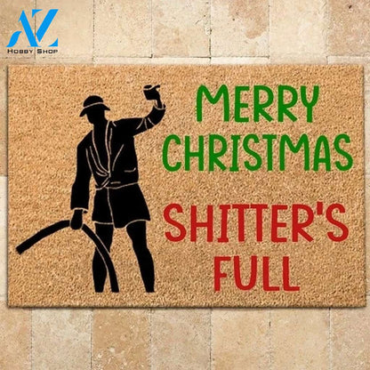 Merry Christmas Shitters Full Doormat