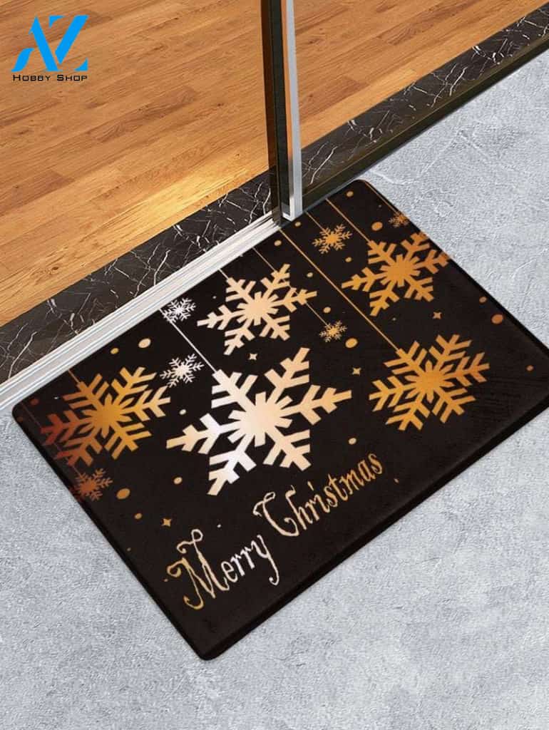 Merry Christmas Snowflake CLH0910219D Doormat
