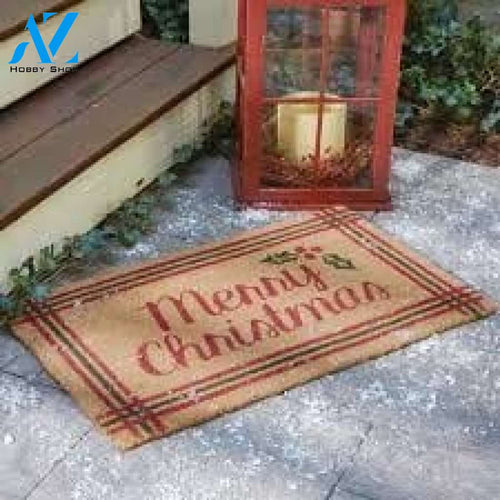Merry Christmas Stripe CLT091028R Doormat