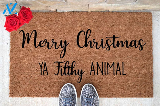 Merry Christmas Ya Filthy Animal Doormat