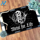 Metal for life Skull Satan Doormat | Welcome Mat | House Warming Gift