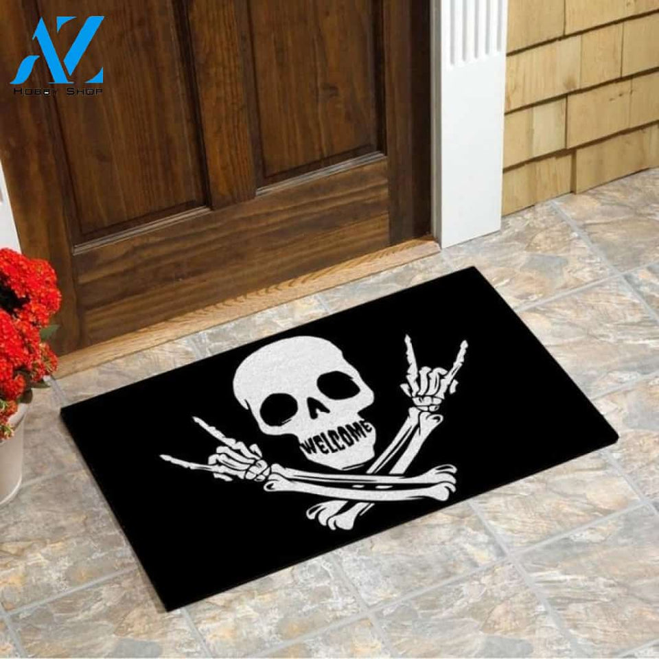 Metal Welcome Skull Doormat | Welcome Mat | House Warming Gift