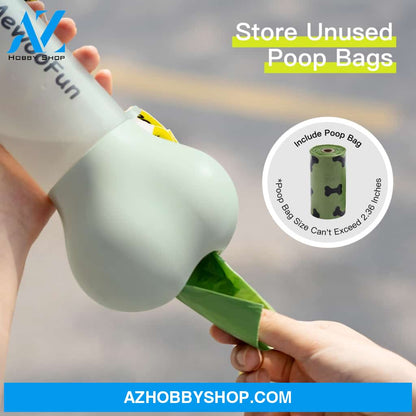 Mewoofun Pet Dog Water Bottle Feeder Bowl 2 In 1 Leak Proof Portable Food Pets Outdoor Travel