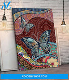 Mhdbtf0101 Boho Butterfly Vertical Matte Canvas