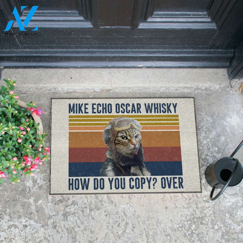 Mike Echo Oska Whisky How Do You Copy Over Pilot Cat Vintage Doormat