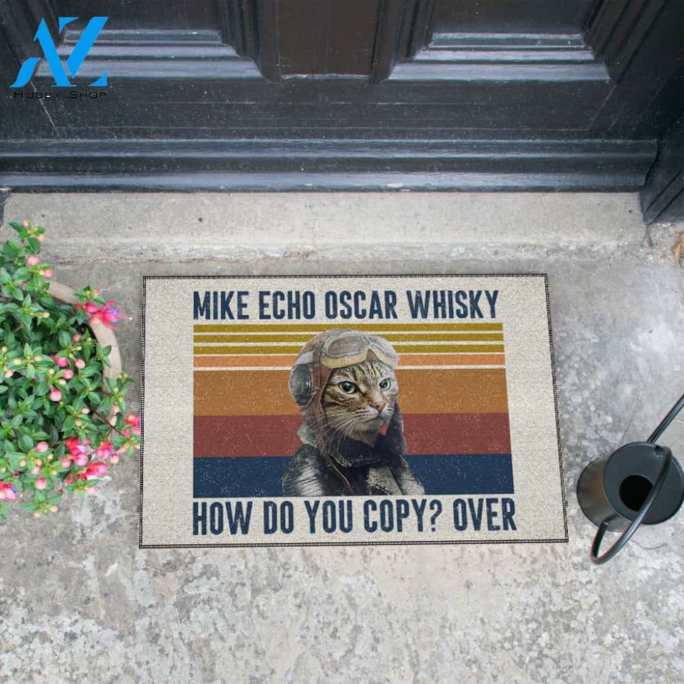 Mike Echo Oska Whisky How Do You Copy Over Pilot Cat Vintage Doormat