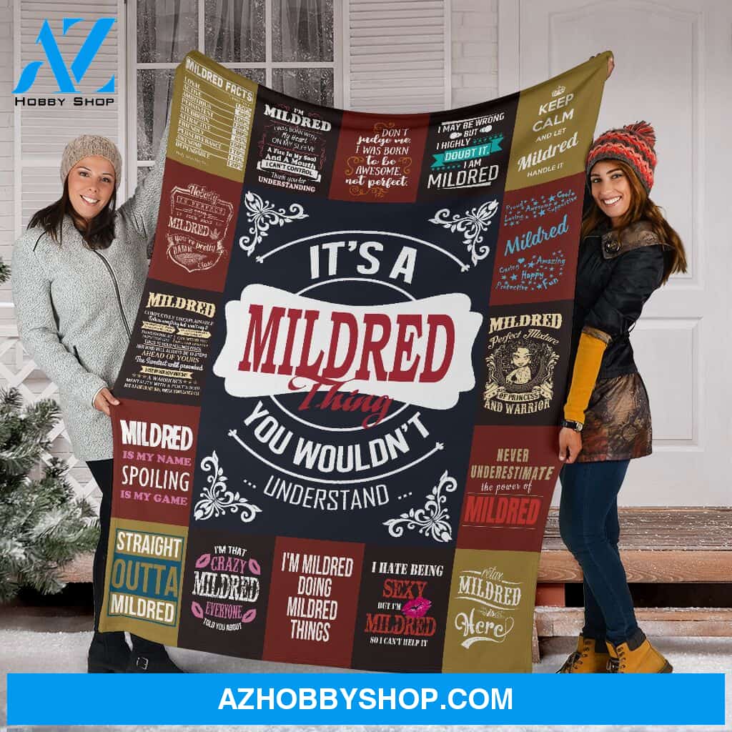 Mildred Premium Fleece Blanket
