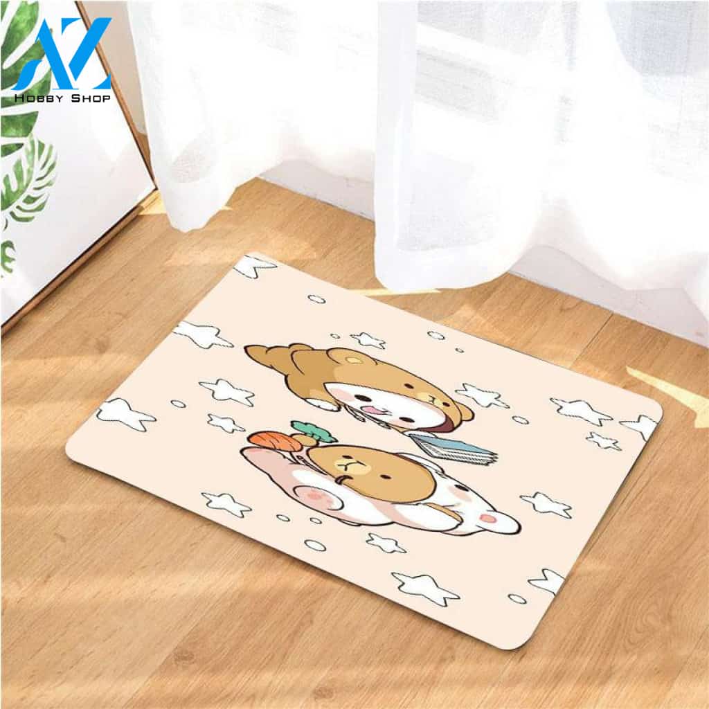 milk and mocha bears doormats