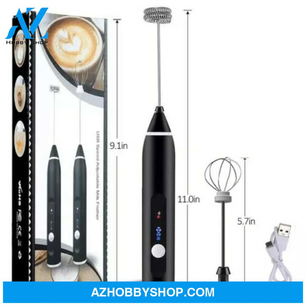 Milk Frother Electric Egg Beater Usb Charging Mixer For Coffee Drink Portable 5