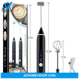 Milk Frother Electric Egg Beater Usb Charging Mixer For Coffee Drink Portable 5