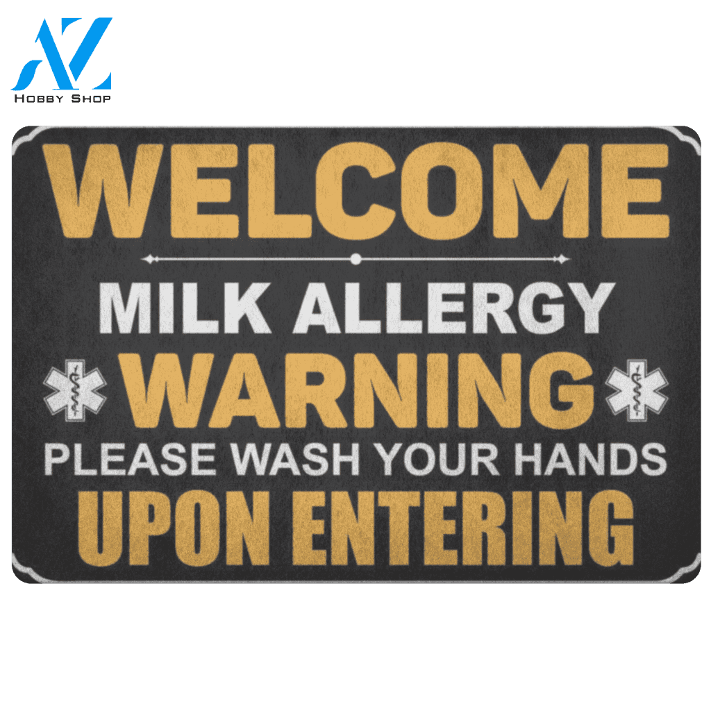 Milk Warning Doormat | Welcome Mat | House Warming Gift