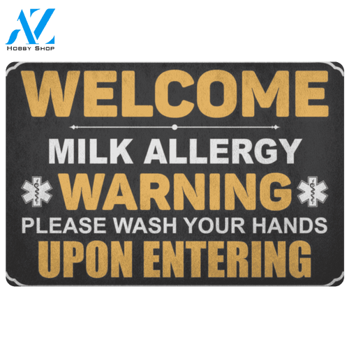 Milk Warning Doormat | Welcome Mat | House Warming Gift