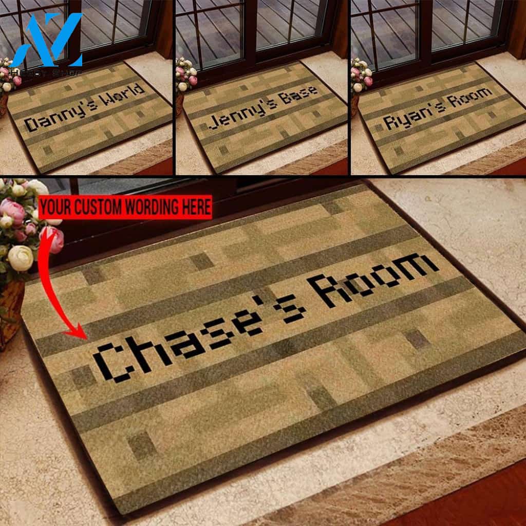 Minecraft Doormat Customized Minecraft | Welcome Mat | House Warming Gift