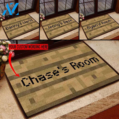 Minecraft Doormat Customized Minecraft | Welcome Mat | House Warming Gift