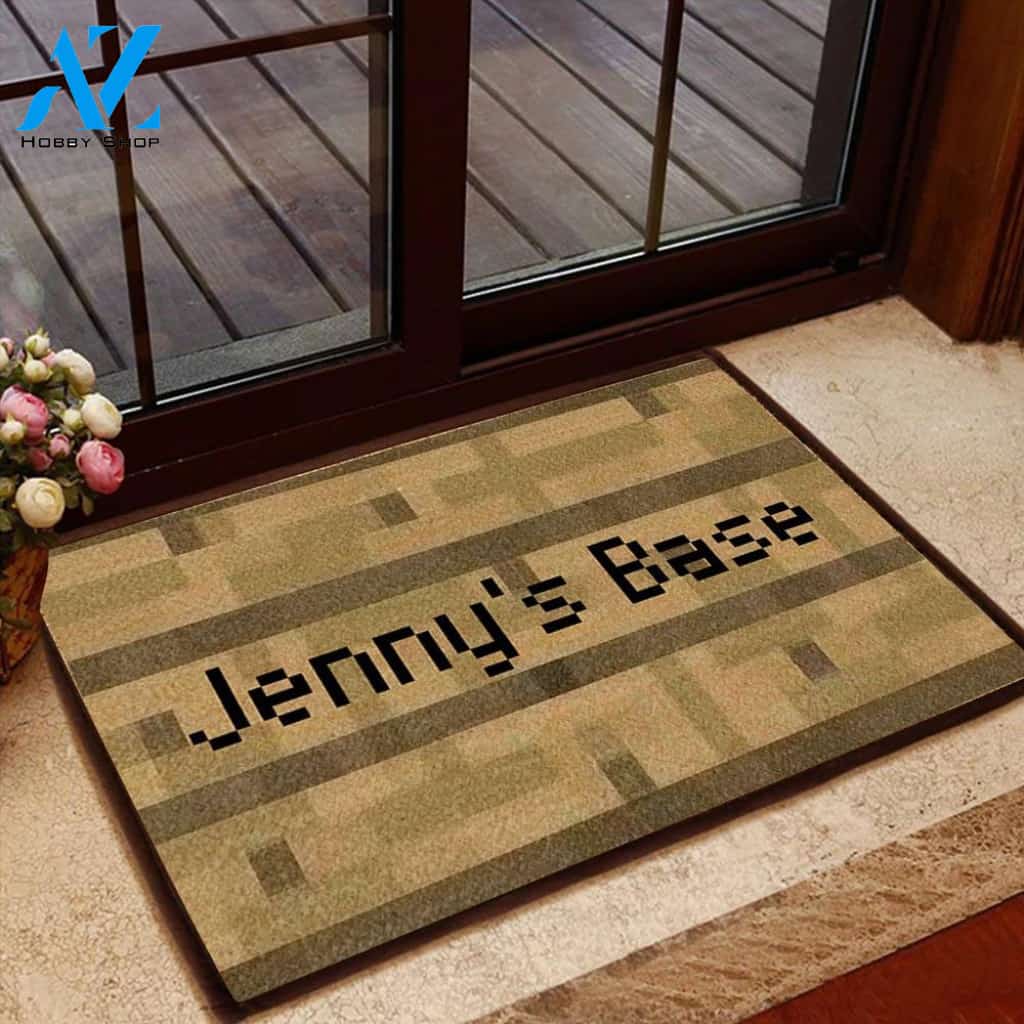 Minecraft Doormat Customized Minecraft | Welcome Mat | House Warming Gift