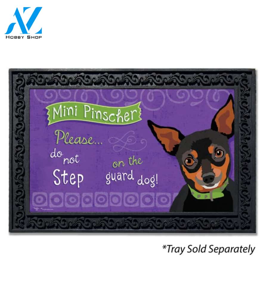 Mini Pinscher Doormat - 18" x 30"