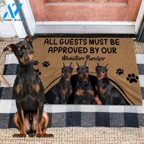 Miniature Pinscher Approved Doormat Home Decor – Doormat