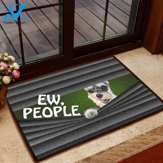 Miniature Schnauzer Ew People - Dog Doormat | Welcome Mat | House Warming Gift