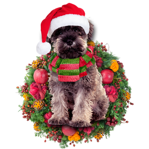 Godmerch- Ornament- Miniature Schnauzer Christmas Ornament, Happy Christmas Ornament, Car Ornament