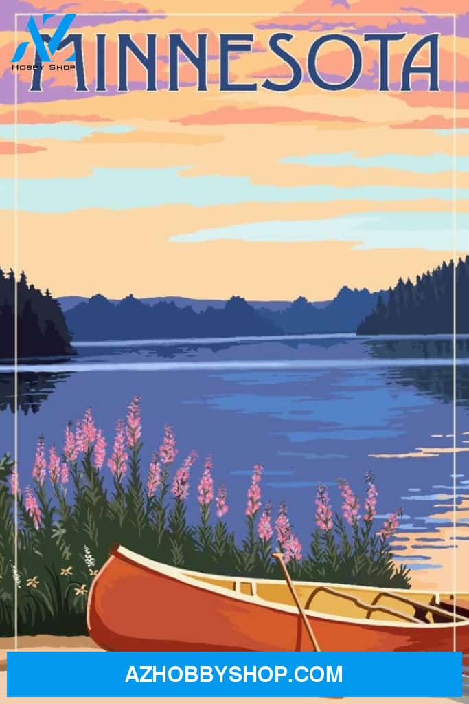 Minnesota Canoe And Lake