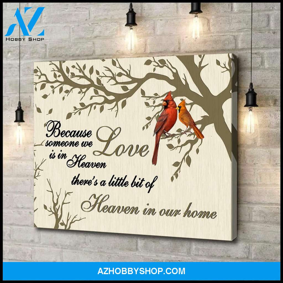 Missing Love - Heaven in our home - Canvas