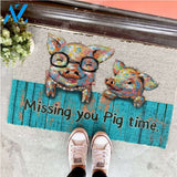 Missing You Pig Time CLA1710115D Doormat