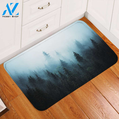Misty Jungle Door Mat