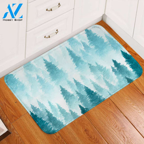 Misty Jungle Door Mat
