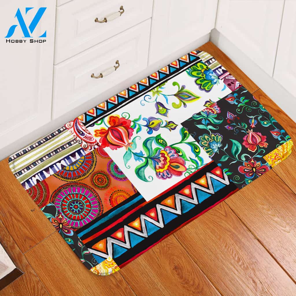 Mixed Patterns Door Mat