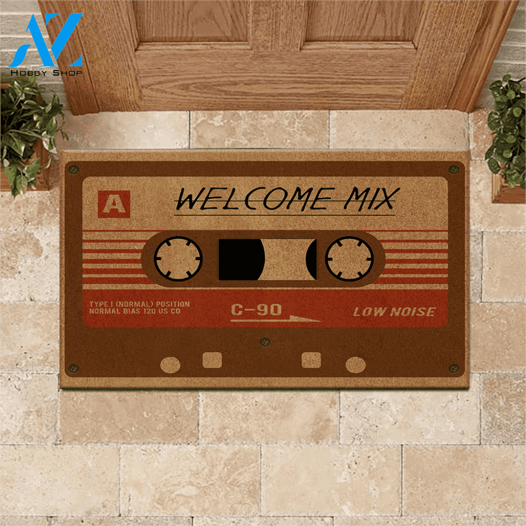 Mixtape Doormat Welcome Mix | Welcome Mat | House Warming Gift