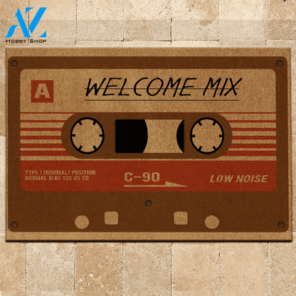 Mixtape Doormat Welcome Mix | Welcome Mat | House Warming Gift