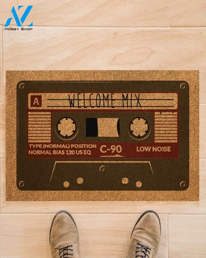 Mixtape Welcome Mix Funny Doormat Gift For Friend Family Birthday Gift Home Decor Warm House Gift Welcome Mat
