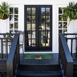 Bulldog Puppy's Rules Doormat