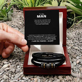To My Man Bracelet Gift I just want to be your Last Everything - Forever Love Bracelet