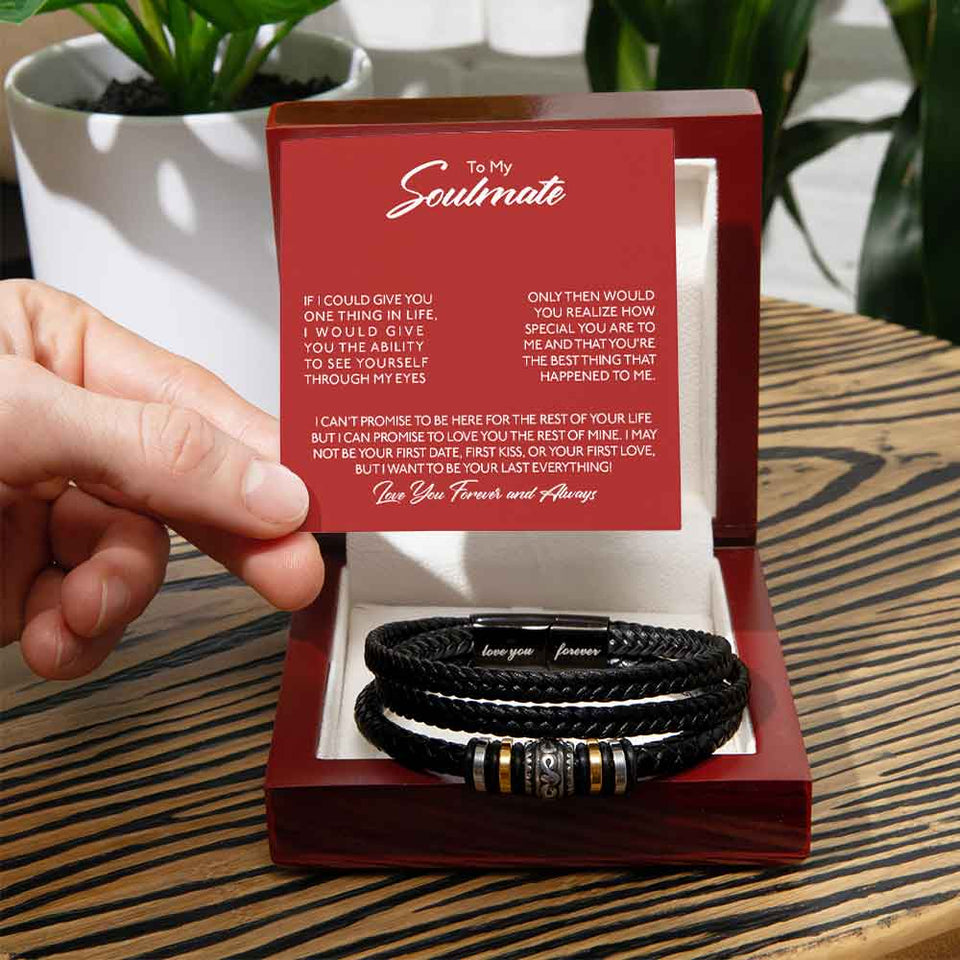 To My Soulmate Bracelet Gift - How Special You Are To Me Forever Love You Forever Bracelet