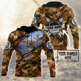 Hunting Gifts Deer Hunting Gifts Deer Hunting Personalized US Unisex Size Hoodie