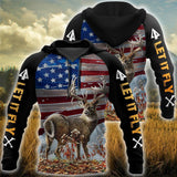 Hunting Gifts Deer Hunting Gifts Deer Hunting US Unisex Size Hoodie