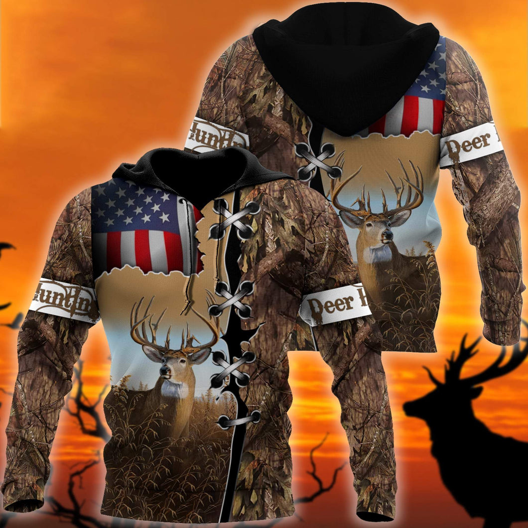 Hunting Gifts Deer Hunting Gifts Deer Hunting US Unisex Size Hoodie
