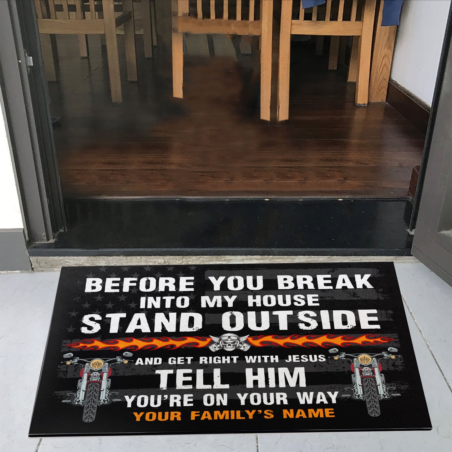 Before You Break Into My House Doormat
