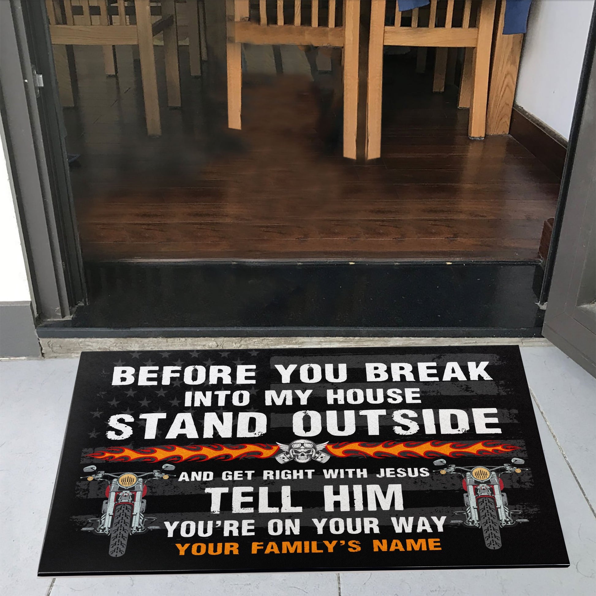 Before You Break Into My House Doormat