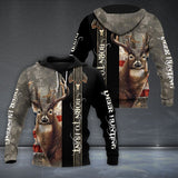 Hunting Gifts Deer Hunting Gifts Deer Hunting All Over Printed US Unisex Size Hoodie
