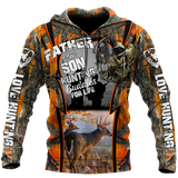 Hunting Gifts Deer Hunting Gifts Deer Hunting All Over Printed US Unisex Size Hoodie
