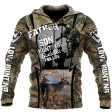 Hunting Gifts Deer Hunting Gifts Deer Hunting Love Hunting All Over Printed US Unisex Size Hoodie