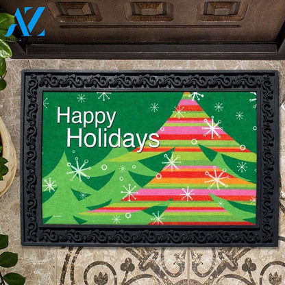 Mod Christmas Tree Doormat - 18" x 30"